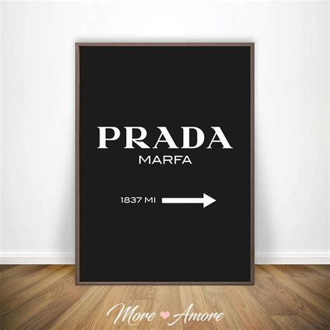 buy prada marfa print|prada wall art prints.